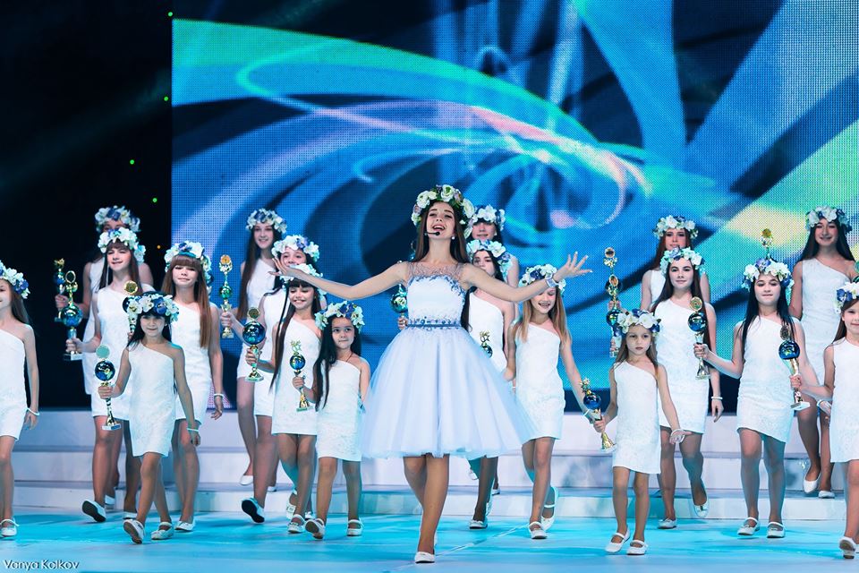 Празднование 11-го фестиваля конкурса "Минимир красоты Украины 2016"